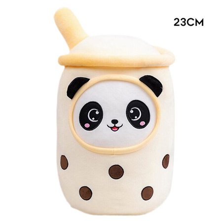 Bubble Tea Panda Plyschdocka Mjuk Fylld Tecknad Leksak 23cm