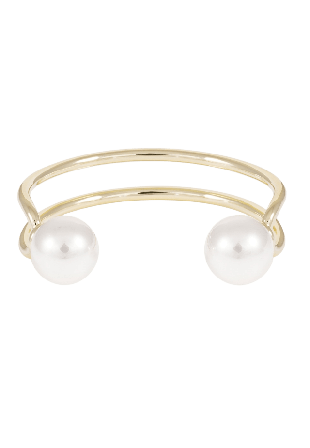 SNÖ of Sweden Icon Oval Brace Armband Dam Guld ONESIZE