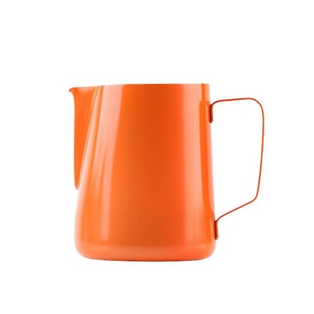 Kaffe Mælkekande Rustfrit Stål Skummende Kande Træk Blomst