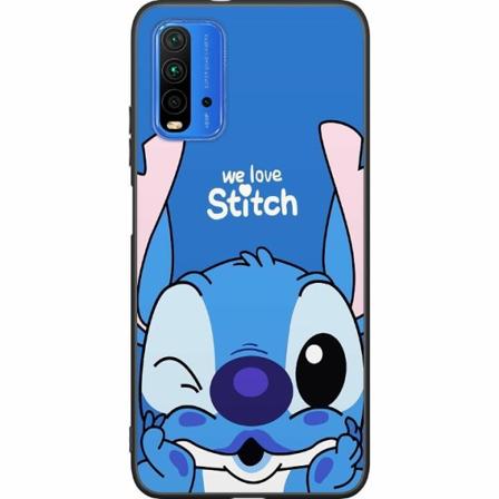 Xiaomi Redmi 9t Svart Skal Stich