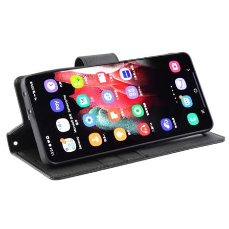 Samsung Galaxy S24 Ultra - Stilrent 2 i 1 Plånboksfodral Svart