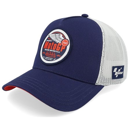 Von Dutch - Motor Bleu trucker Casquette - Moto GP Blue/White Trucker @ Hatstore