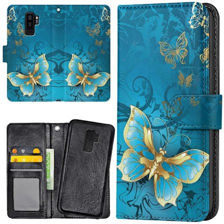 Samsung Galaxy S9 Plus - Mobilcover/Etui Cover Sommerfugle