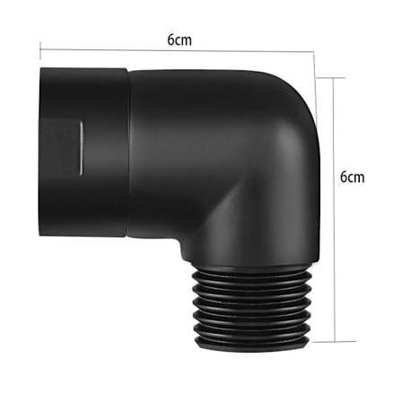 Dusjadapterkobling Dusjhodeforlenger