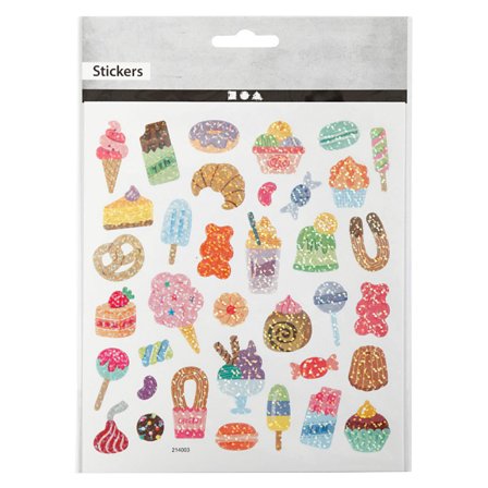 Creativ Company Stickers Pastries 1 sheet