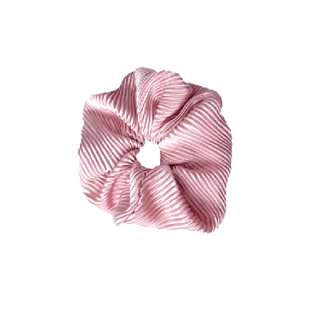 Complement Stor Plisserad Scrunchie Xl Accessoarer & tillbehör Dam Rosa