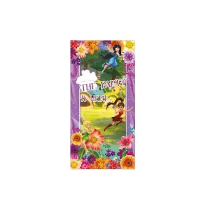 Tinkerbell Fairies Magic Plastic Floral Door Decoration One Size
