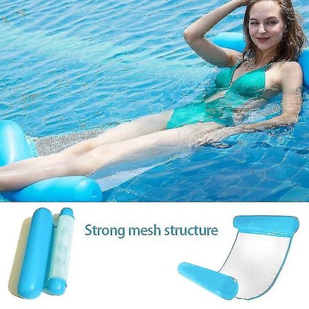 Oppustelig flydende vandhænge seng pool lounge seng svømmestol vandsofa seng