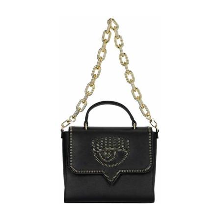 Chiara Ferragni Collection Borsa con borchie e motivo Eyelike donna Chiara Ferragni 73Sb4Ba6-Zs518 Nero/Oro , Zwart , Dames , Maat: ONE Size 
