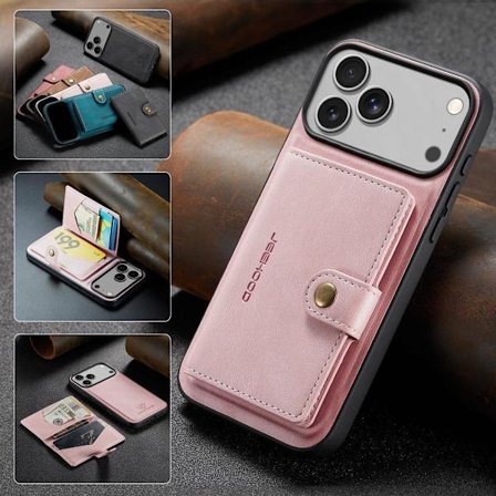 (För Samsung Galaxy S25) Magnetisk spännbuckla plånboksfodral med flera kortfack och ställfunktion