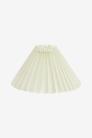 PR Home - Lampskärm Astrid Veckad 35 cm - Vit - Lampskärmar - Från Homeroom