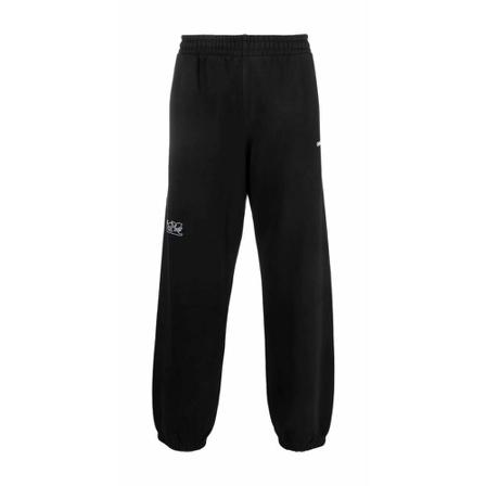 Off White Bukser Omch029S22Fle0081001 Sort, Herre Jogging Bukser