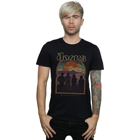 The Doors T-shirt Eclipse Silhouettes för män Vuxen S-3xl Txu50
