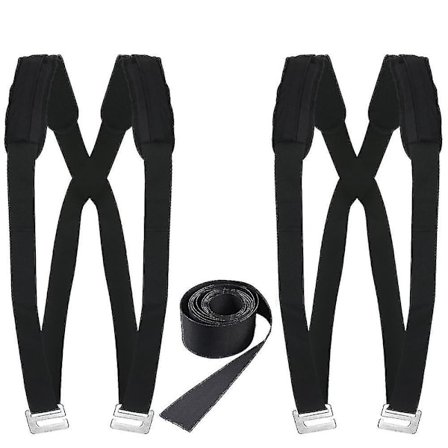 Flyttebånd, dobbelt bærebælte og sikker møbelbælte justerbar løft--