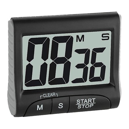 Timer Timer Stor skärm högljudd LCD-skärm multifunktionell kökstimer