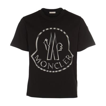 Moncler, T-Shirts Czarny, Mężczyzna, Rozmiar: S