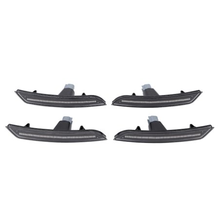 4 stk. LED-sidemarkører foran og bak, plug and play-erstatning for Chevrolet Camaro 2016‐2020