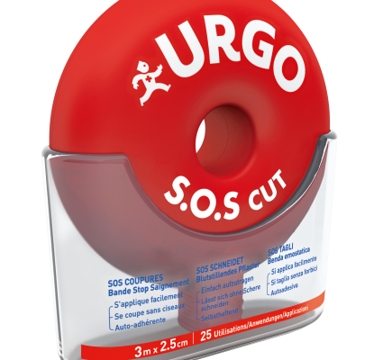Urgo SOS Cut Benda Autoadesiva 3mx2,5cm 1 Pezzo