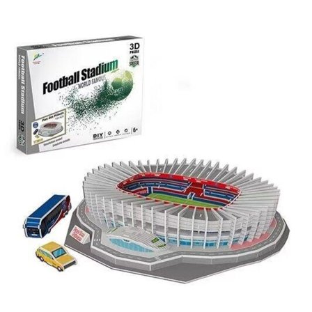 3D tredimensjonalt puslespill fotballbane puslespill 3D puslespill stadion papir konstruksjonsmodell barnas puslespill leker