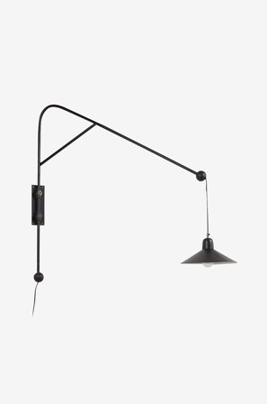 Kave Home - Seinävalaisin Eleazar - Musta - Seinävalaisimet - - Homeroom