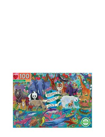 Eeboo | Puzzle 100 Pcs - Planet Earth | ONE SIZE