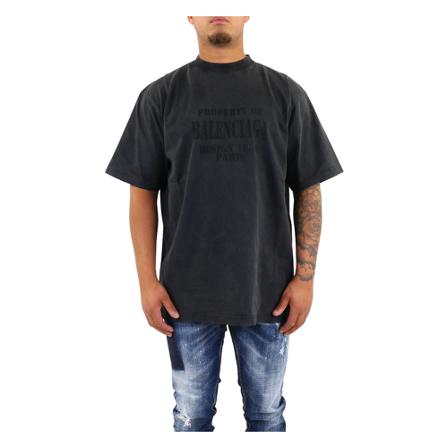 Balenciaga T-shirt Sort, Herre T-shirts