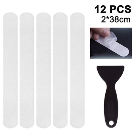 Halkskyddsdekaler för dusch 12 stycken Säkerhetsremsor för badkar självhäftande