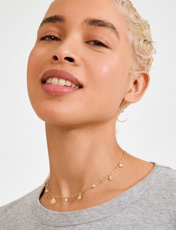 Pilgrim Mylan Necklace Gold-Plated - Gold - ONE SIZE