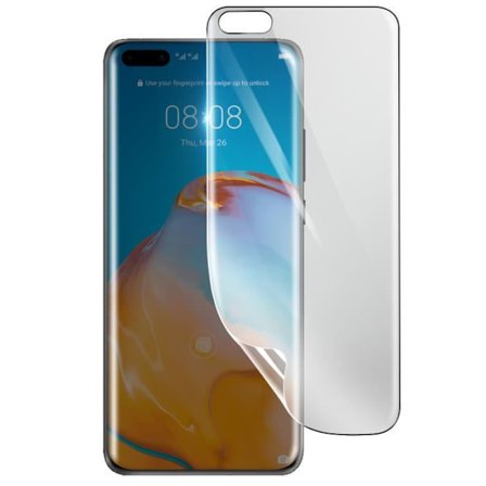 Skärmskydd - 3MK - Huawei P40 Pro - Stötsäker Hydrogel - Genomskinlig - Reptålig
