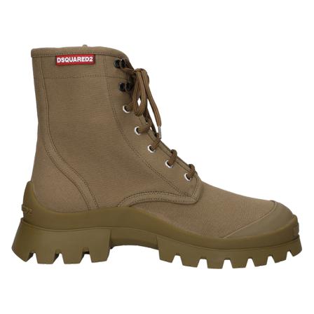 Dsquared2, Lace-up Boots Groen, Dames, Maat:39 EU