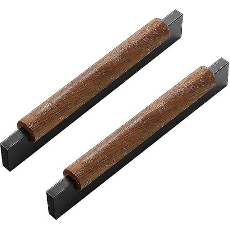 2-delt møbelhåndtak Tre Skuffhåndtak T-formet Massivt Tre Kjøkken