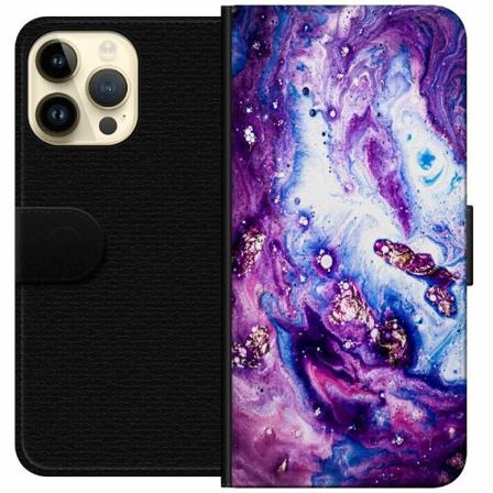 Apple Iphone 14 Pro Max Plånboksfodral Galaxy Marble
