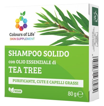 Optima Colours Of Life Tea Tree Shampoo Solido 80g