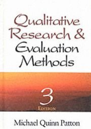 Qualitative Research & Evaluation Methods, ISBN: 9780761919711