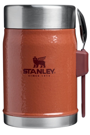 Stanley The Legendary Food Jar + Spork, ruokatermos ja spork, 0,4 L, Hammertone Clay