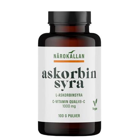 Närokällan Askorbinsyre 100 g Kort dato