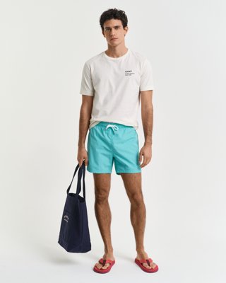GANT - Klassisk badeshorts til herre tropic blue