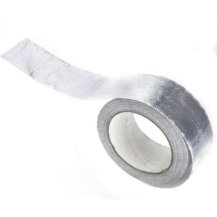 Heijastava itseliimautuva alumiinilla vahvistettu lämmönkestävä teippi 50m