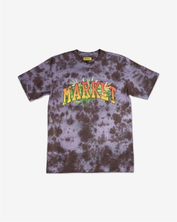 Market - Market Arc Herbal Remedy Tie-Dye T-Shirt - Purple/Gray