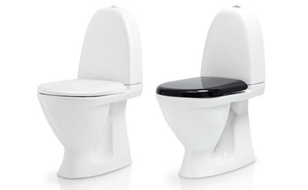 Svedbergs 90141 WC-sits vit, dämpning, Badrum