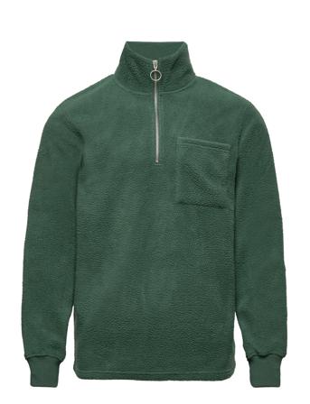 Jorparticle Sweat Quarter Zip High Neck Sweat-shirts & Hoodies Fleeces & Midlayers Vihreä Jack & J S