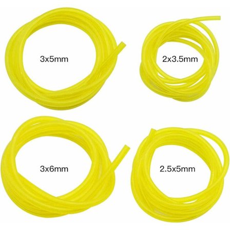 4 polttoaineletkua, 1,5 m polttoaineletku pienmoottorille, 4 kokoa, Pu-letku, yleismoottori, ruohonleikkuri, raivaussaha