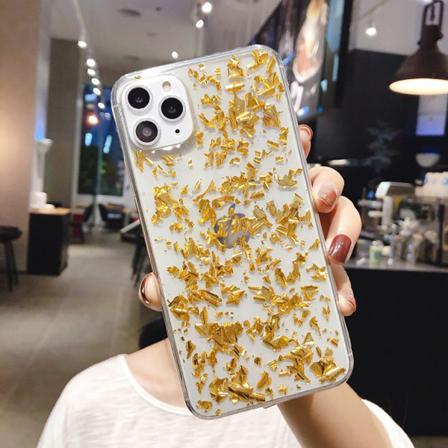 Scattered Tpu-skal För Iphone 11 Guld