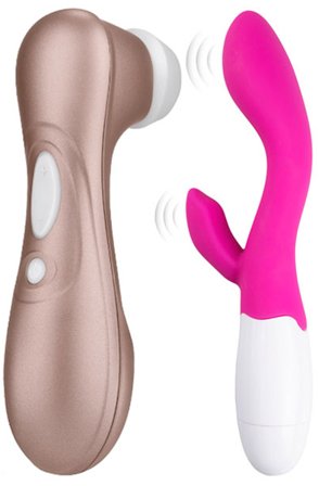 Satisfyer Pro 2 + Lily Vibrator Pink Pakettitarjous