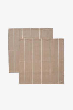 Andersen - Lautasliina Andersen, 2-p - Beige - Lautasliinat - 45X45 - - Homeroom