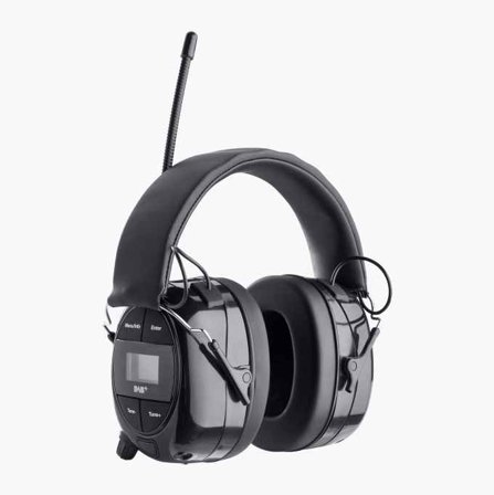 Hörselskydd med FM/DAB+radio/AUX