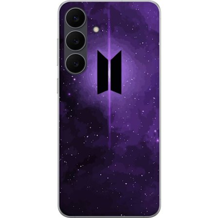 Kompatibelt Mobildeksel til Samsung Galaxy S25 FE BTS-logo lilla galakse kpop armé plakat rom verdensrommet stjerneskudd koreansk musikk band symbol i