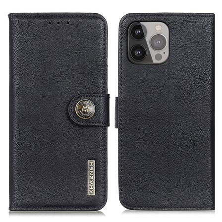 Khazneh Plånboksfodral Iphone 13 Pro Max - Svart Svart