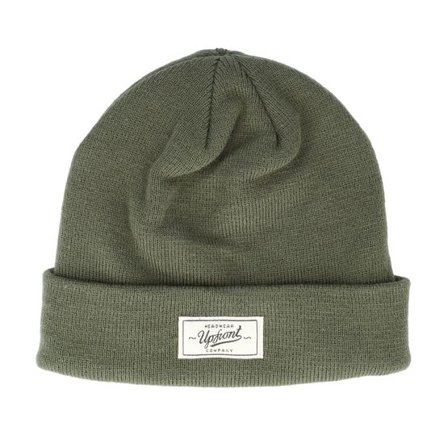 Upfront - Grön cuff Beanie - Gaston 2 Beanie Olive Cuff @ Hatstore