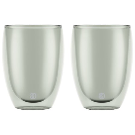 Bodum PAVINA dubbelväggat glas 35 cl 2-pack, grå | Dukning & Servering > Glas | Bagaren och Kocken